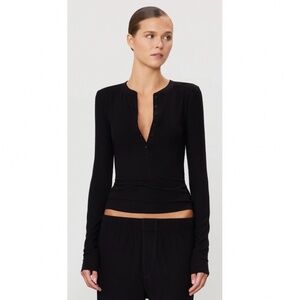 NWOT Eterne Long Sleeve Thermal Henley | Size Small